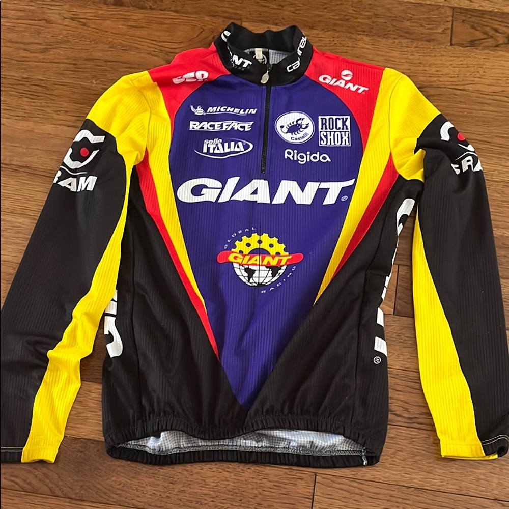 Castelli Cycling Jersey with Bold Colors size L